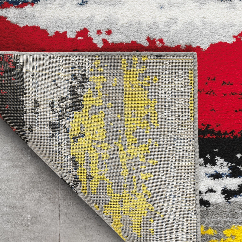 ALFOMBRA MODALFO FLORIDA CONTEMPORÁNEA MODERNA ROJA 200 X 290 CM - 4