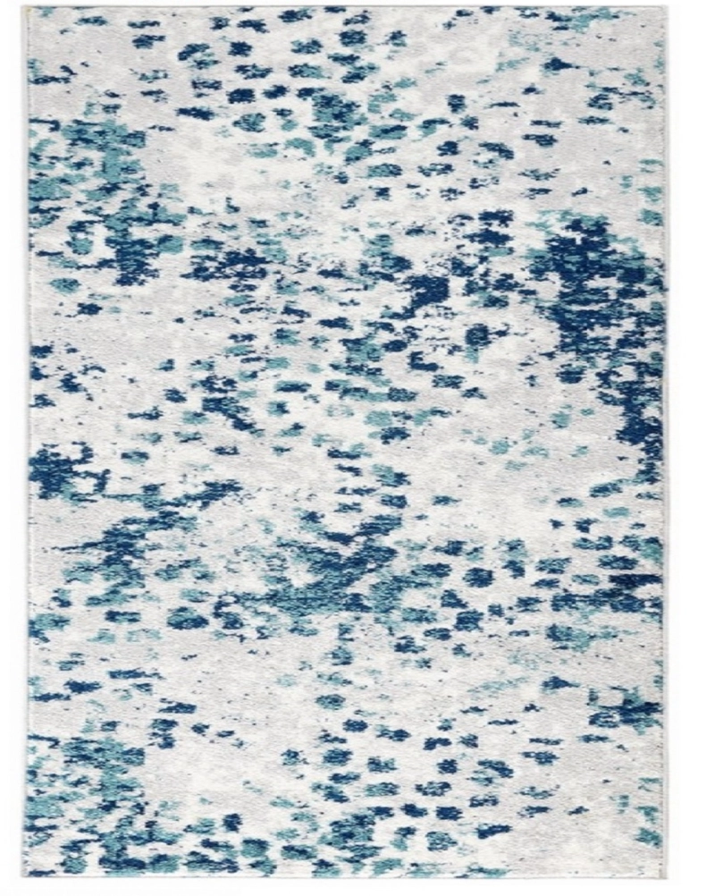 ALFOMBRA MODALFO FLORIDA CONTEMPORÁNEA MODERNA AZUL 160 X 210 CM - 1