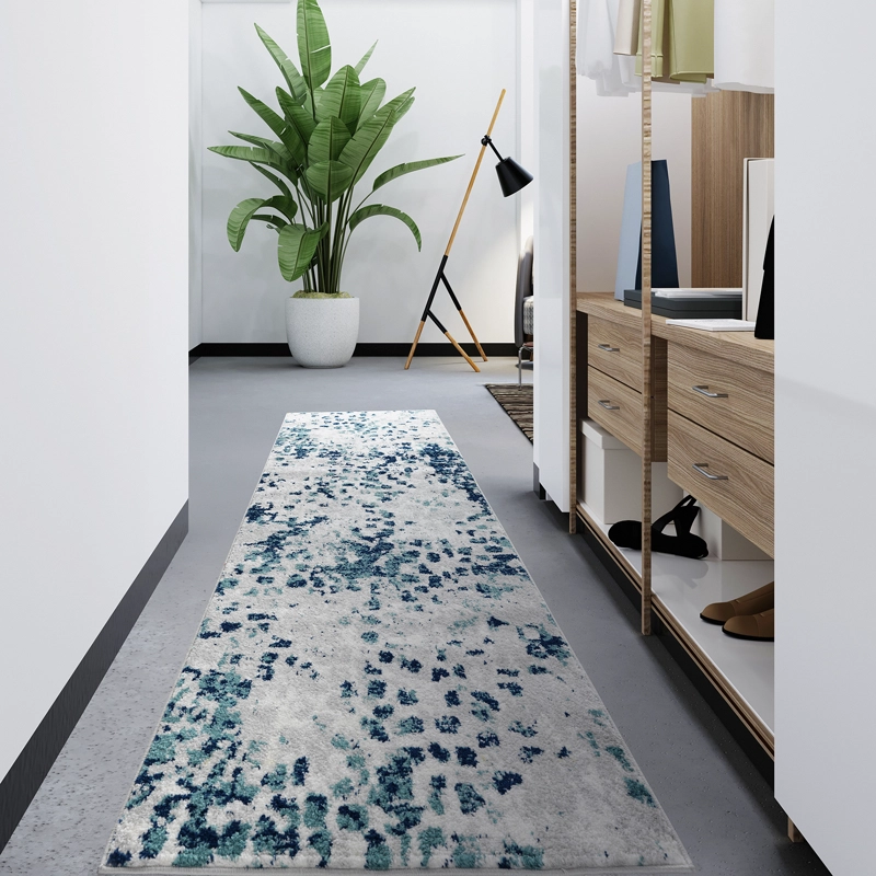 ALFOMBRA MODALFO FLORIDA CONTEMPORÁNEA MODERNA AZUL 160 X 210 CM - 2
