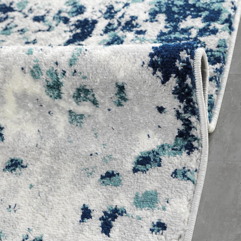ALFOMBRA MODALFO FLORIDA CONTEMPORÁNEA MODERNA AZUL 240 X 305 CM - 3