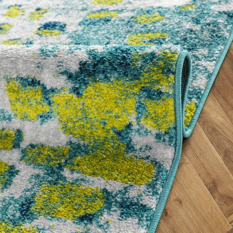 ALFOMBRA MODALFO FLORIDA CONTEMPORÁNEA MODERNA VERDE 240 X 305 CM - 3