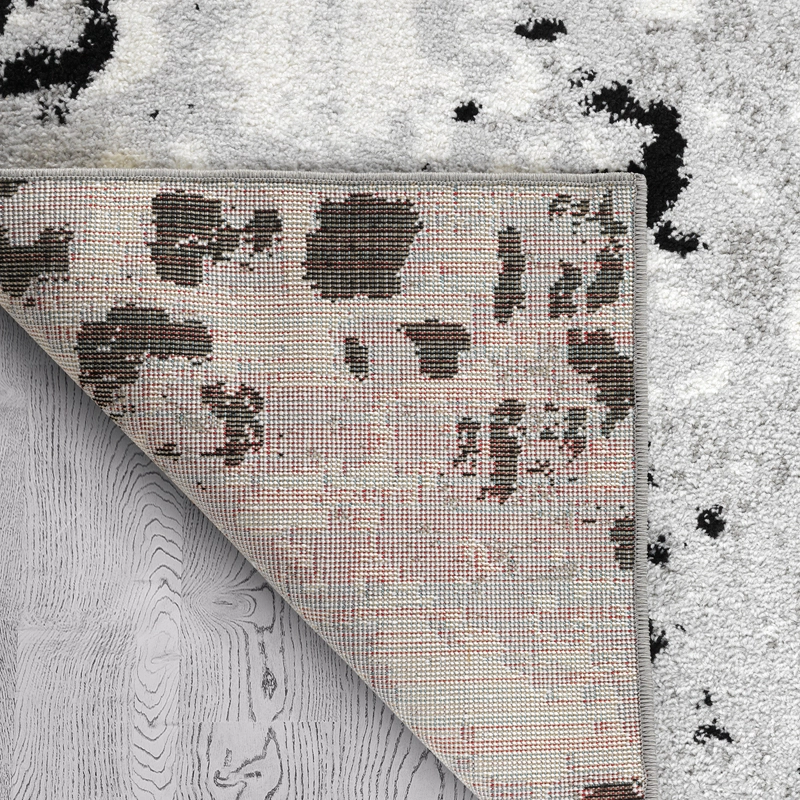 ALFOMBRA MODALFO FLORIDA CONTEMPORÁNEA MODERNA GRIS 240 X 305 CM - 4