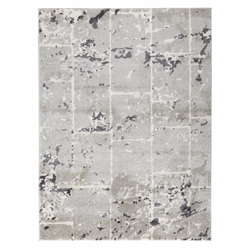 ALFOMBRA MODALFO FLORIDA CONTEMPORÁNEA MODERNA GRIS 160 X 230 CM - 1