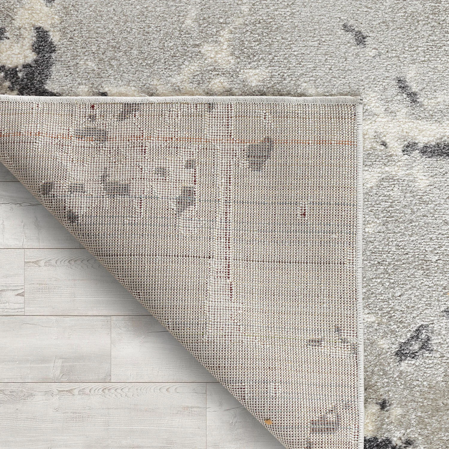 ALFOMBRA MODALFO FLORIDA CONTEMPORÁNEA MODERNA GRIS 160 X 230 CM - 4