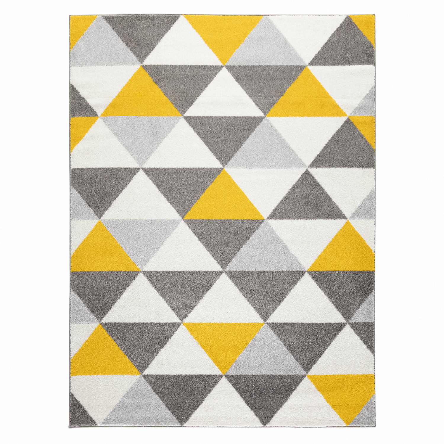 ALFOMBRA MODALFO FLORIDA CONTEMPORÁNEA MODERNA AMARILLA 160 X 210 CM - 1