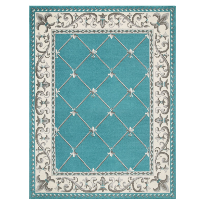 ALFOMBRA KASHAN KING AZUL 123 CM X 185 CM - 1