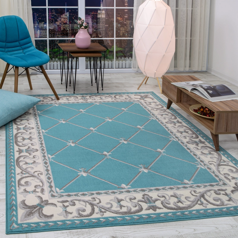 ALFOMBRA KASHAN KING AZUL 123 CM X 185 CM - 2