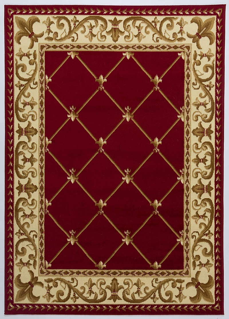 ALFOMBRA KASHAN KING ROJO 123 CM X 185 CM - 1