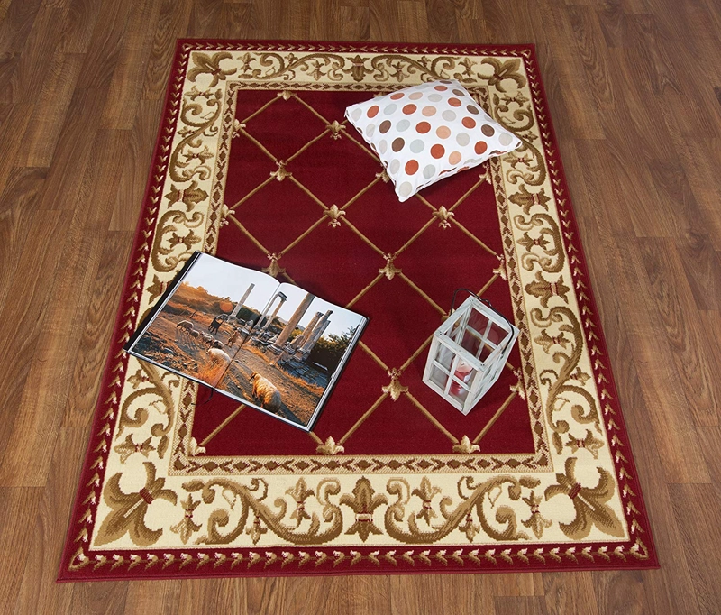 ALFOMBRA KASHAN KING ROJO 123 CM X 185 CM - 2