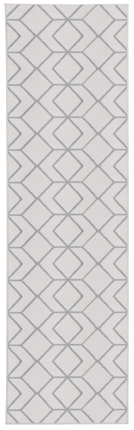 ALFOMBRA PASILLO KASHAN KING BLANCO 66 CM X 430 CM - 1