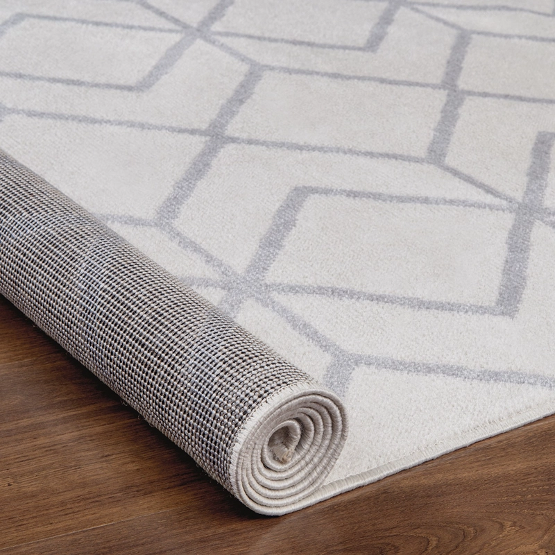 ALFOMBRA PASILLO KASHAN KING BLANCO 66 CM X 430 CM - 3