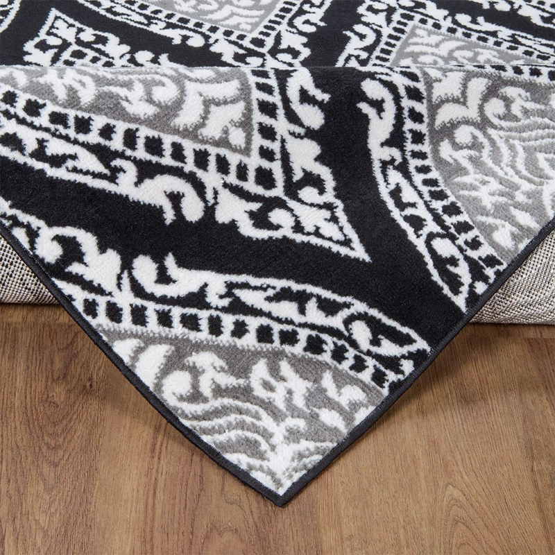 ALFOMBRA KASHAN KING NEGRA 123 CM X 185 CM - 4