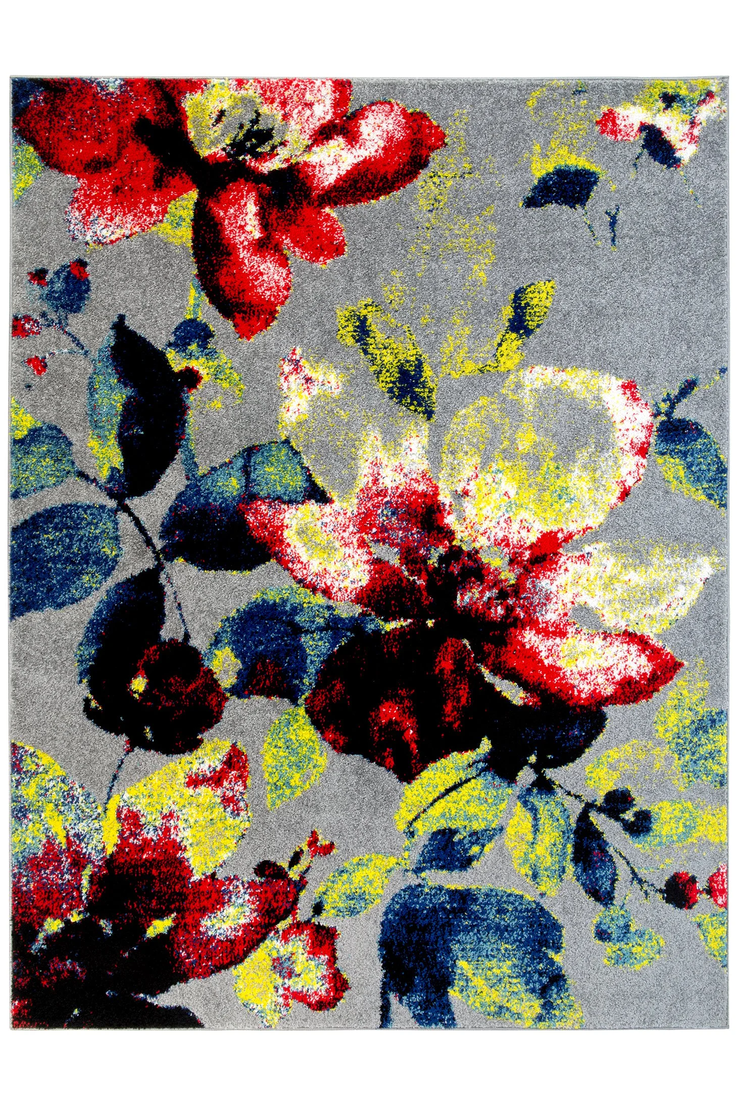 ALFOMBRA FLORIDA GRIS 120 X 180 CM - 1