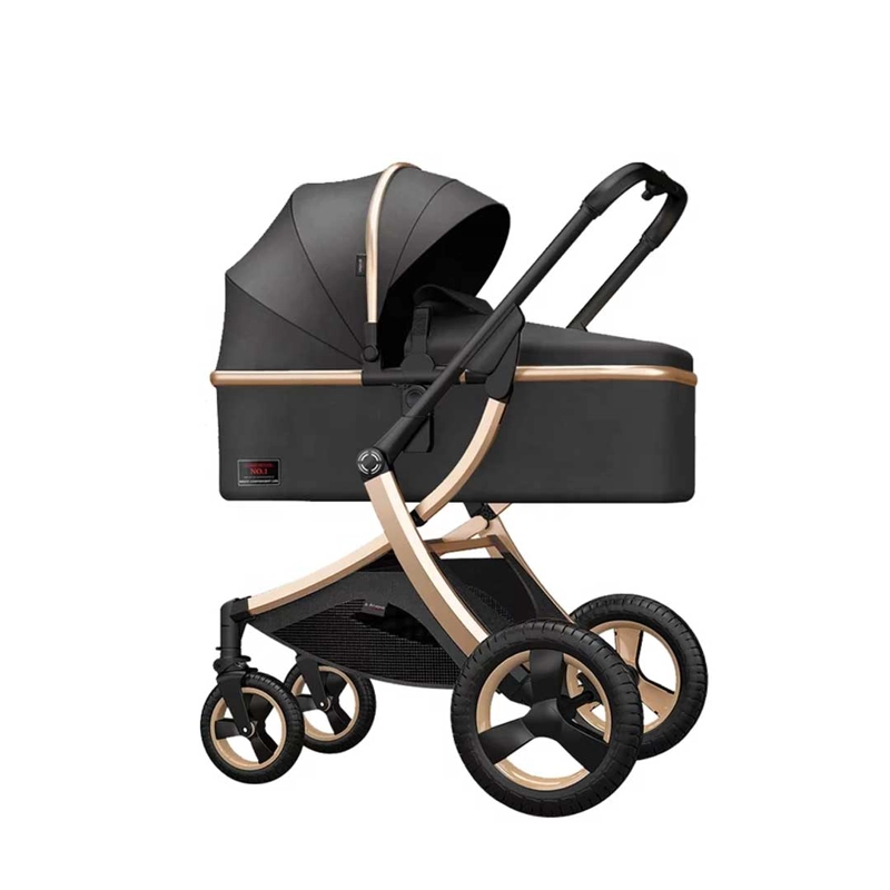 COCHE BABYMINE BEBÉ TRAVEL SYSTEM SIMPLE LIFE DORADO NEGRO - 2