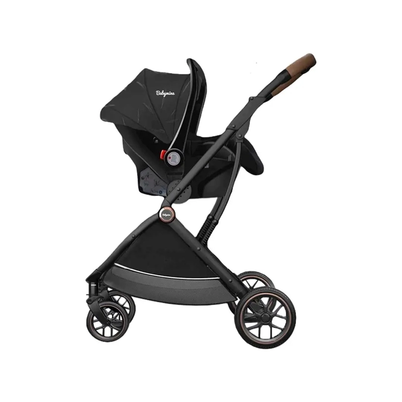 COCHE BABYMINE BEBÉ TRAVEL SYSTEM E-CRIB NEGRO - 7