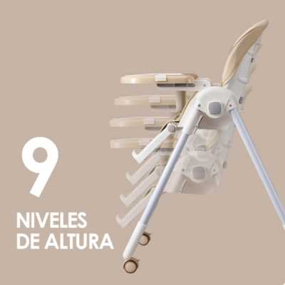SILLA COMER BABYMINE PLEGABLE EVOLUTION MOTIVO ROSA - 4