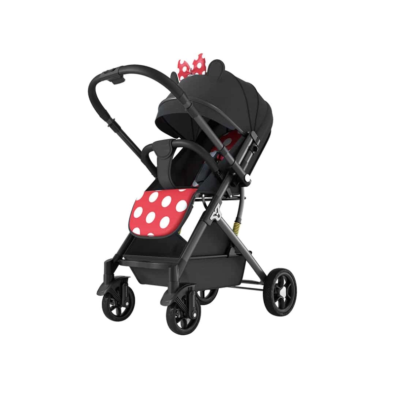 COCHE DE BEBÉ REVERSIBLE MALETA LUXRIDE MINNIE – BABYMINE - 1