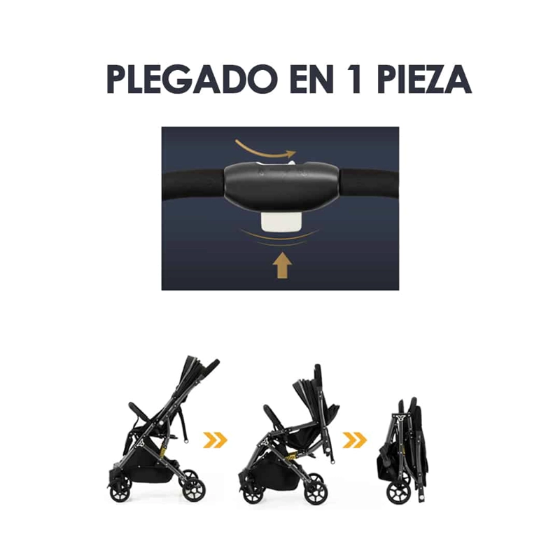COCHE DE BEBÉ REVERSIBLE MALETA LUXRIDE MINNIE – BABYMINE - 6