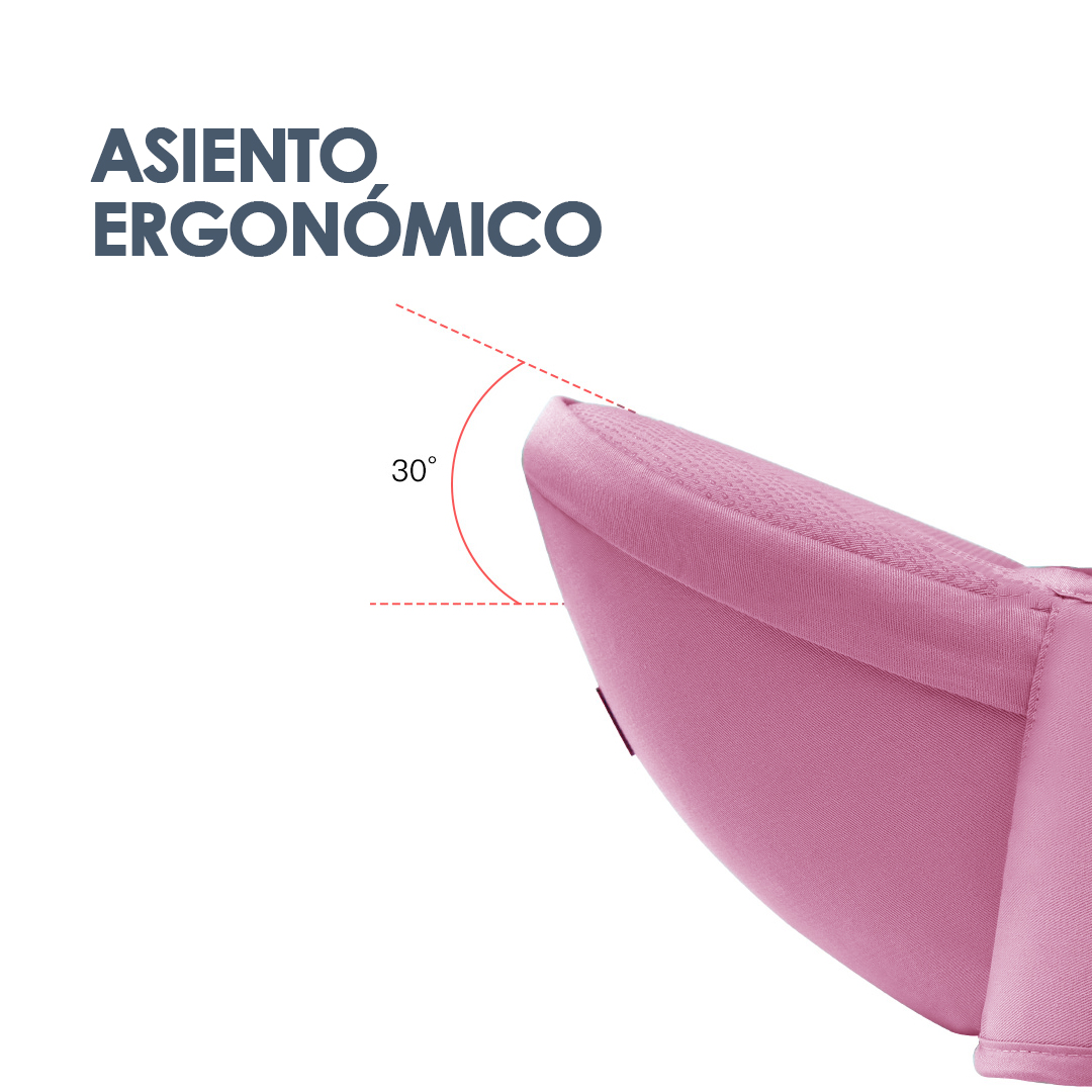PORTABEBÉ BABYMINE ERGONÓMICO ASIENTO MULTIFUNCIONAL 6 EN 1 GRIS - 5