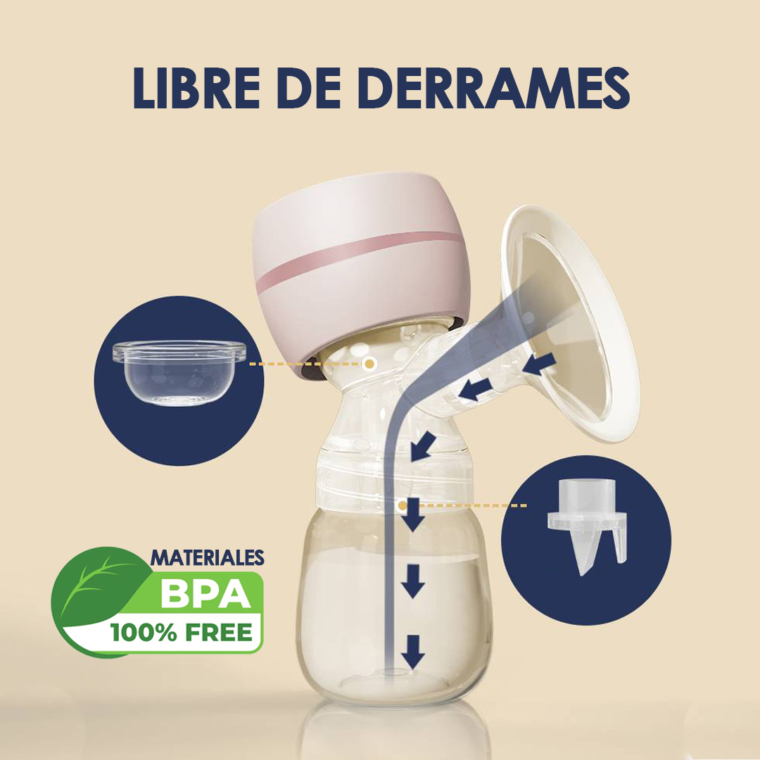 EXTRACTOR DE LECHE BABYMINE AUTOMÁTICO BATERÍA ROSADO - 5