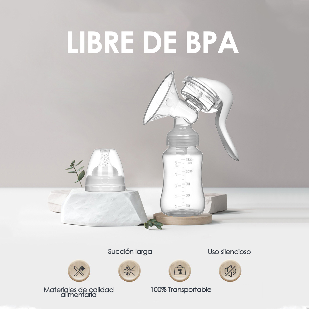EXTRACTOR BABYMINE LECHE MANUAL BLANCO - 2