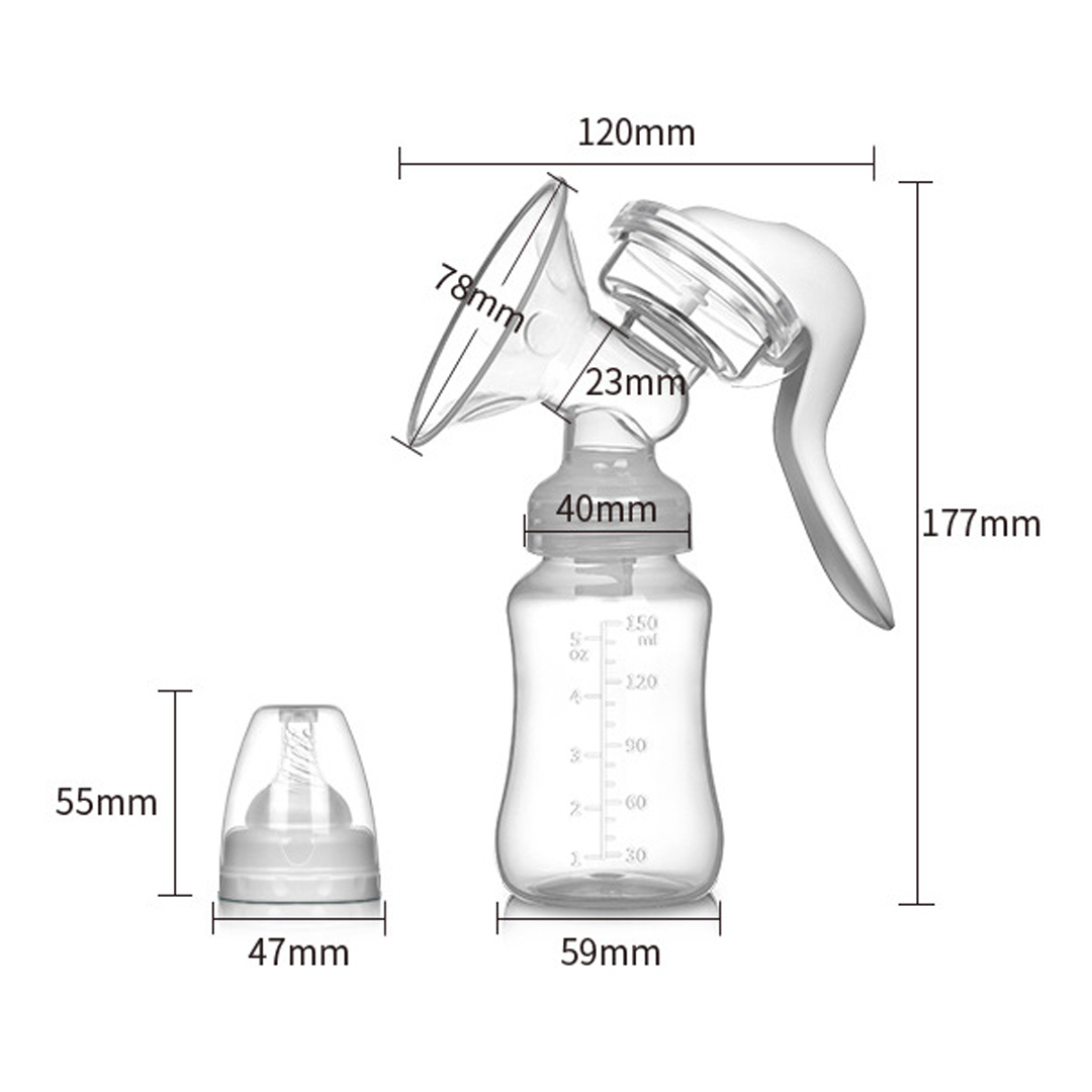 EXTRACTOR BABYMINE LECHE MANUAL BLANCO - 7
