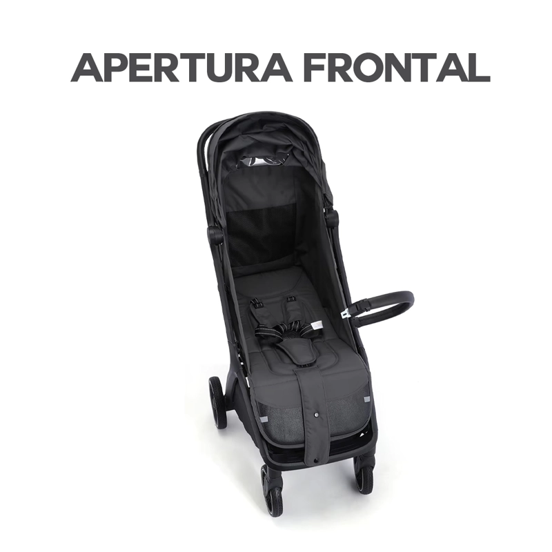 COCHE DE PASEO PLEGADO AUTOMÁTICO S1 NEGRO - 5