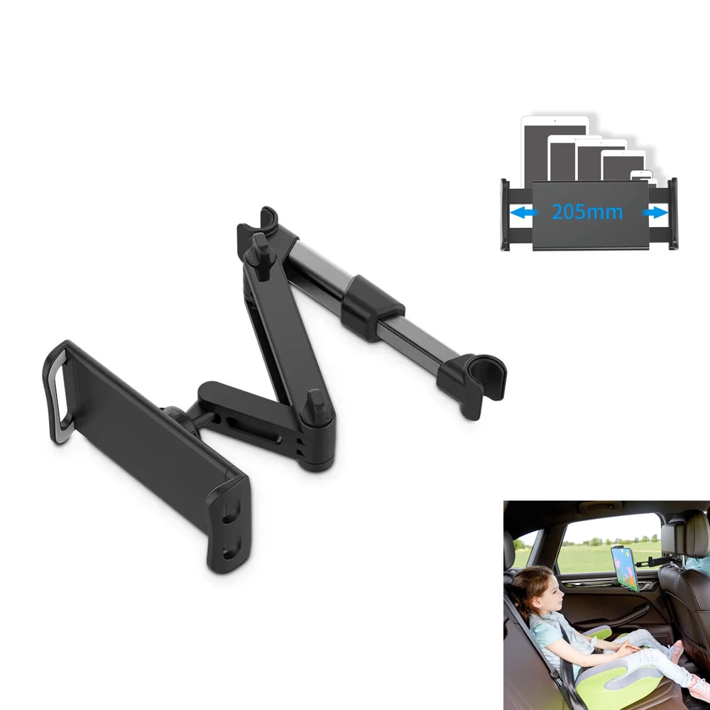 SOPORTE PARA TABLET Y TELE FONO EN AUTO – IDEAL PARA VIAJES CON NIÑOS - 1