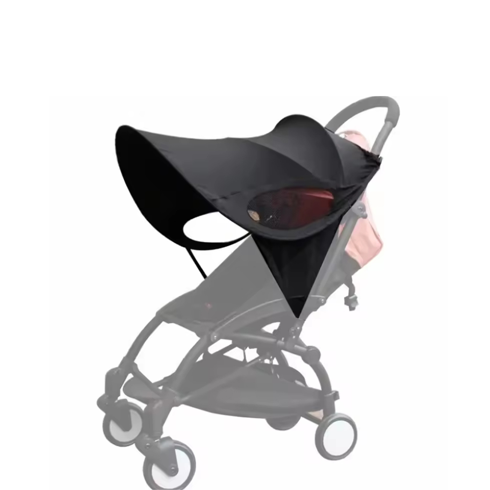 TOLDO PARA COCHES DE BEBE  UV UNIVERSAL NEGRO  BABYMINE - 1
