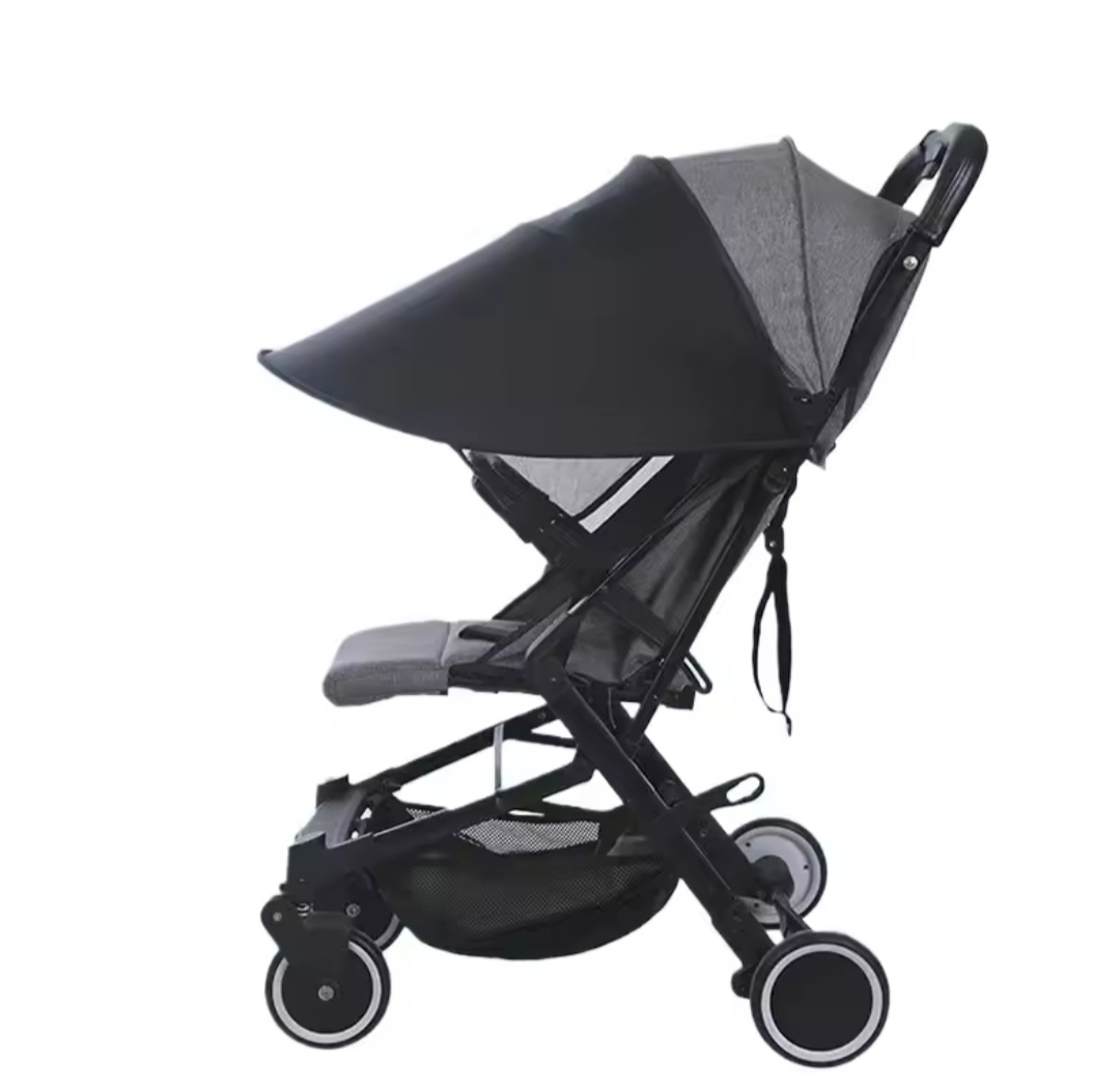 TOLDO PARA COCHES DE BEBE  UV UNIVERSAL NEGRO  BABYMINE - 5