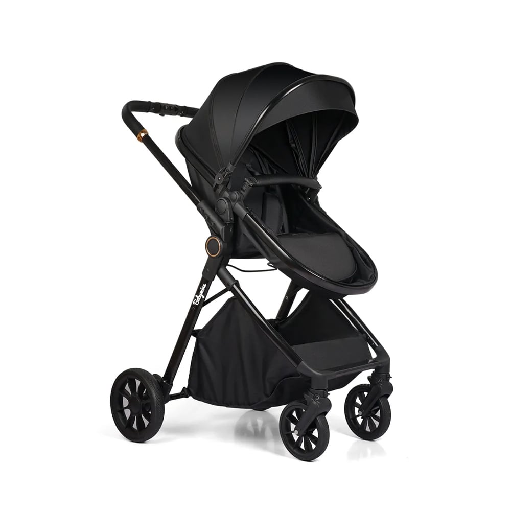 COCHE DE BEBE  Y SILLA NIDO BOLSO PRIME NEGRO – BABYMINE - 5