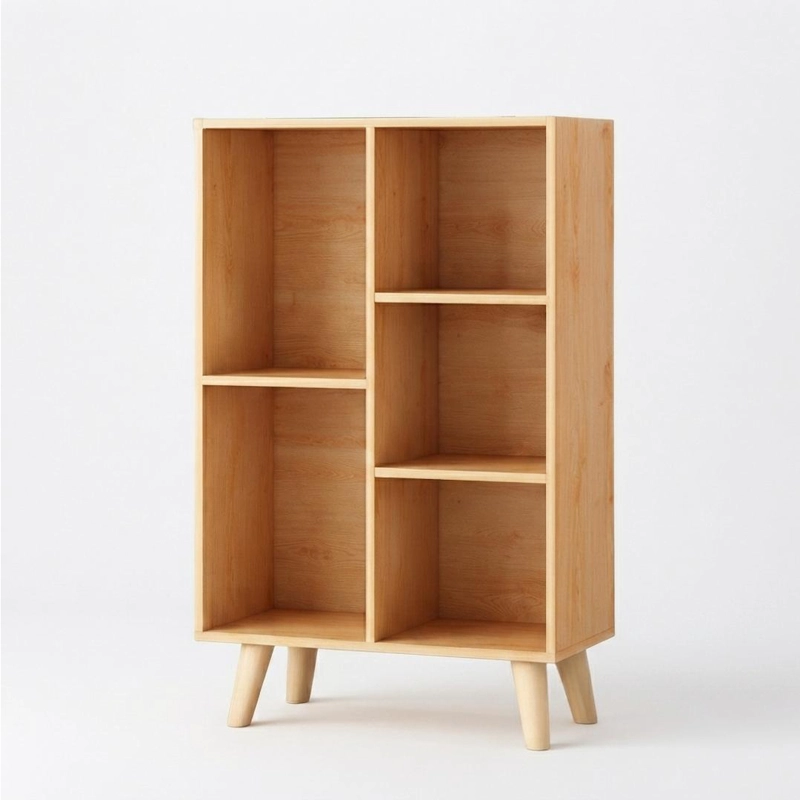 ESTANTE LIBRERO ESTILO NORDICO 92 × 50 × 24 CM - 5