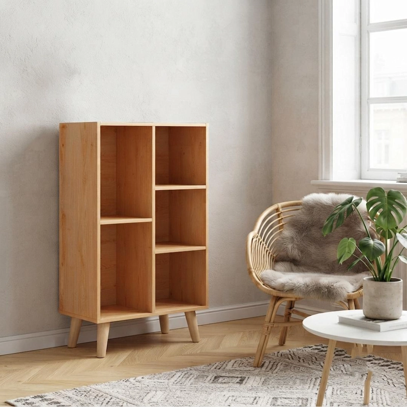 ESTANTE LIBRERO ESTILO NORDICO 92 × 50 × 24 CM - 6