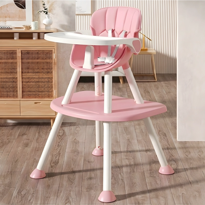 SILLA DE COMER MULTI ETAPAS 4 EN 1 ROSADA BABYMINE - 5