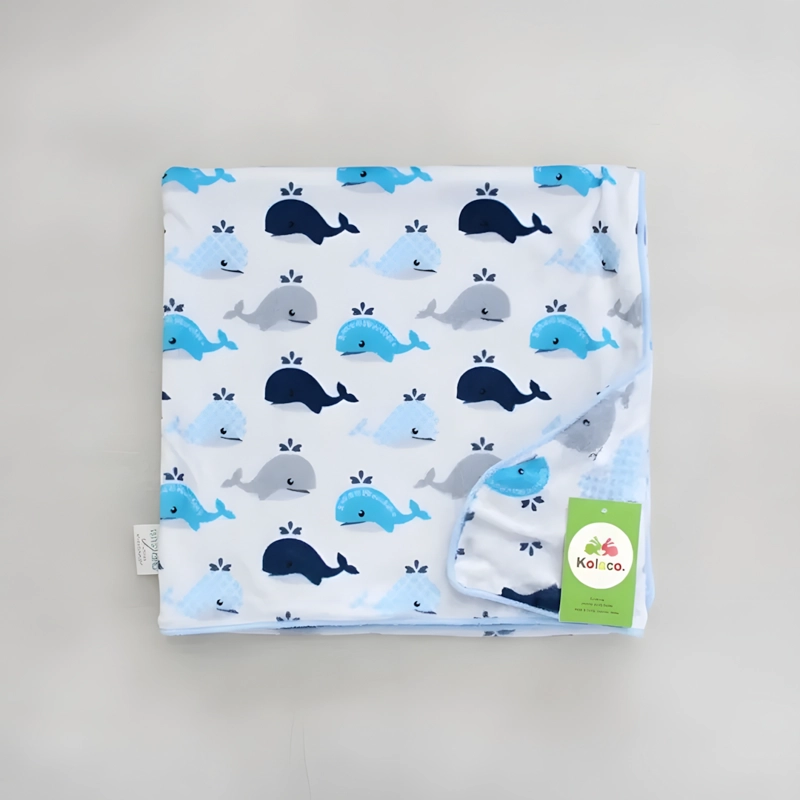 MANTA FRAZADA PARA BEBE DISEÑOS - AGUA - BABYMINE - 5
