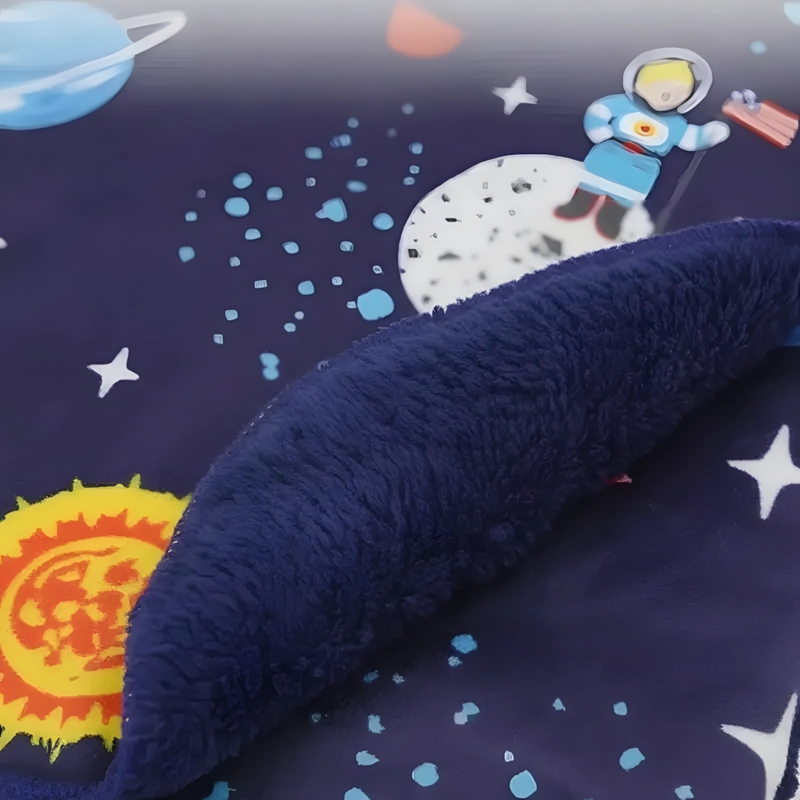 MANTA FRAZADA PARA BEBE DISEÑOS - UNIVERSO - BABYMINE - 5