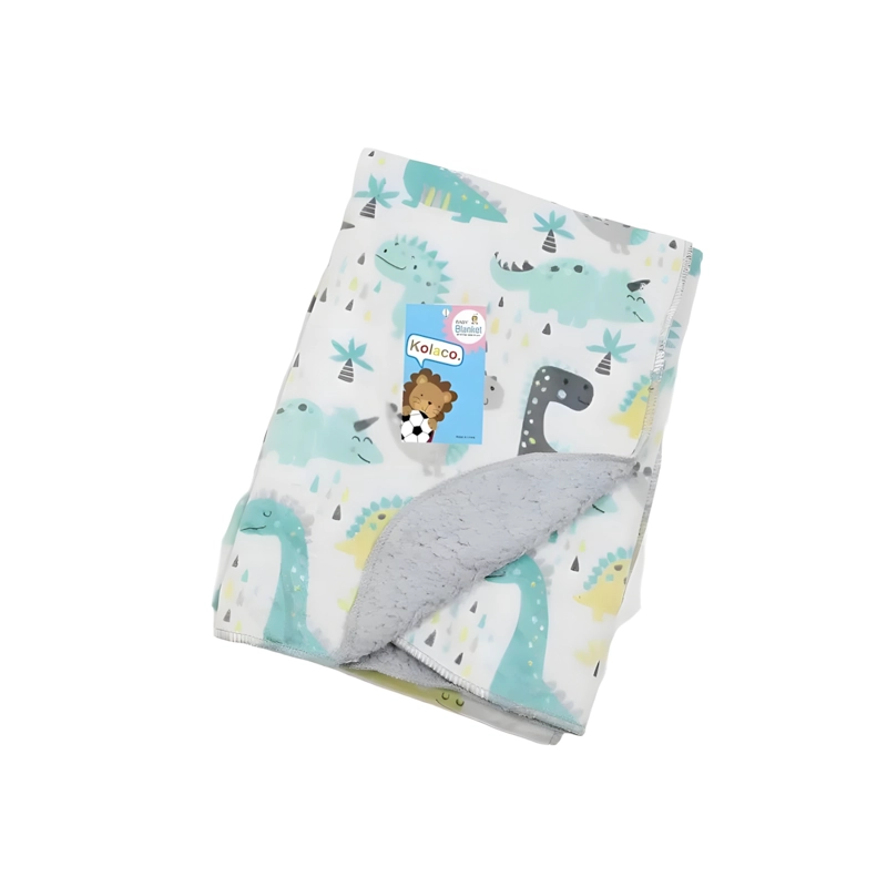 MANTA FRAZADA PARA BEBE DISEÑOS - VERDE - BABYMINE - 1