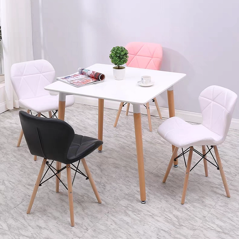 SET 4 SILLAS NORDICAS EAMES MARIPOSA NEGRO BABYMINE - 7