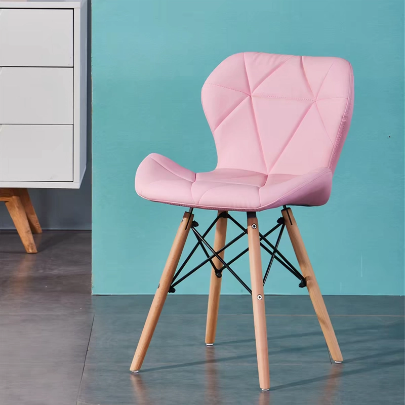 SET 4 SILLAS NORDICAS EAMES MARIPOSA ROSADO BABYMINE - 2