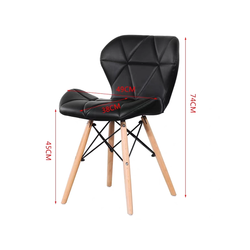 SET 4 SILLAS NORDICAS EAMES MARIPOSA ROSADO BABYMINE - 8