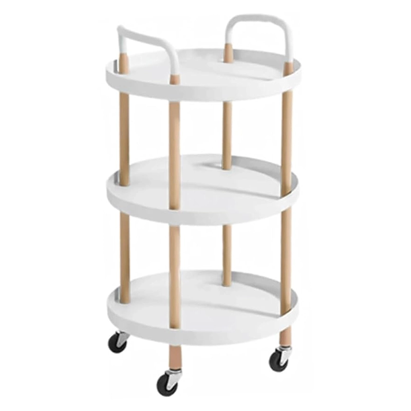 CARRITO ORGANIZADOR CIRCULAR MULTIUSO 3 NIVELES BLANCO - 1