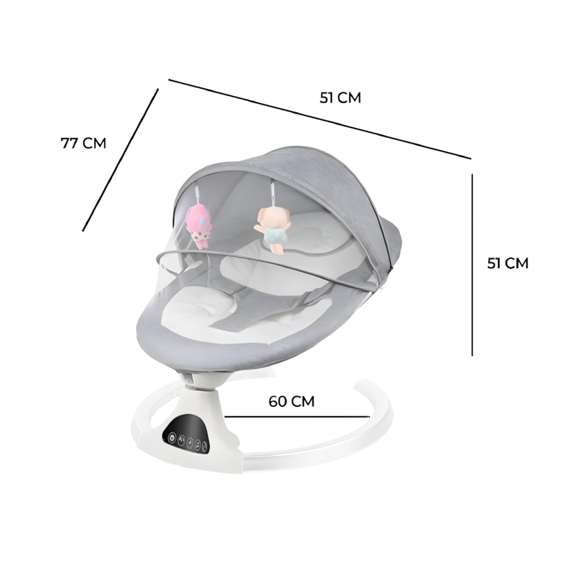 SILLA MECEDORA PARA BEBE  SWING – BABYMINE - 3