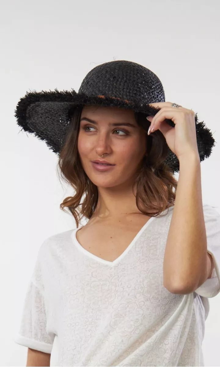 SOMBRERO DE PAJA POLEMIC MUJER GORRO PLAYA - 3