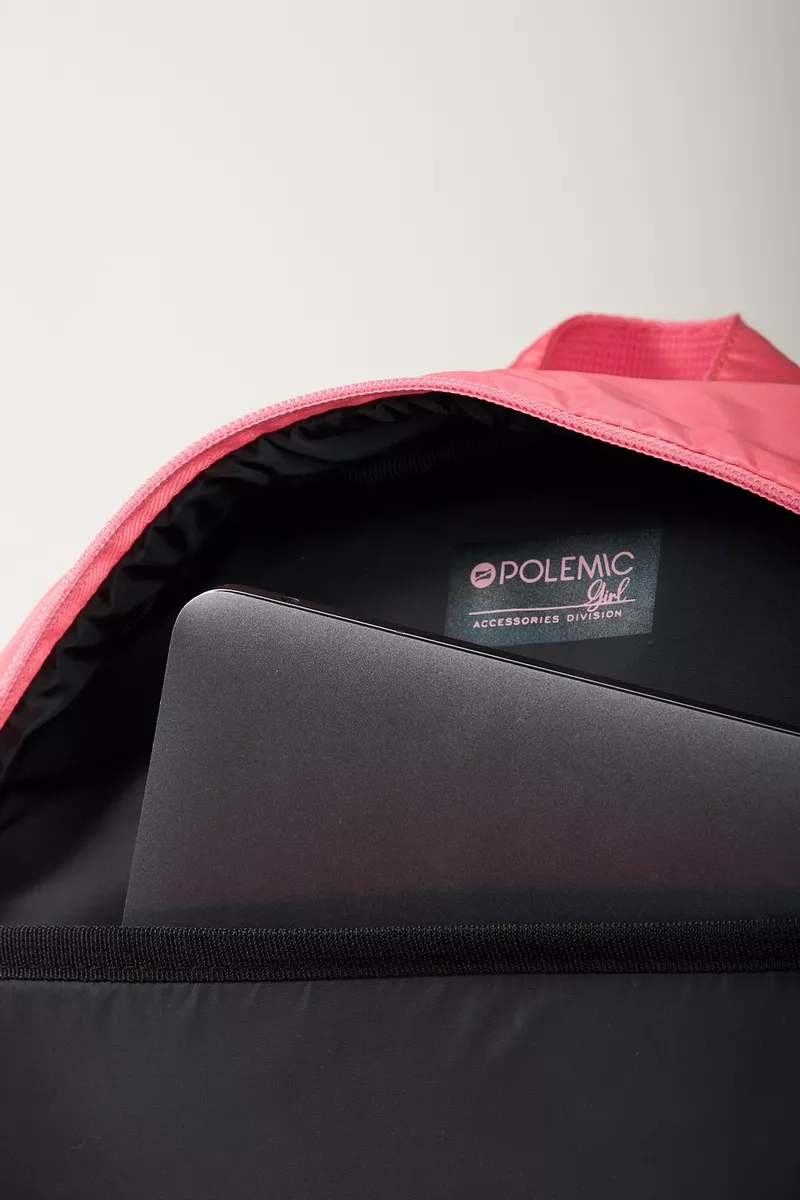 MOCHILA URBANA ACOLCHADA 22 L CORAL CHIC POLEMIC - 5