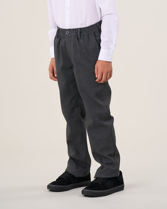 PANTALON ESCOLAR PRETINA ELASTICADA SLIM FIT (T.4 A T.10) POLEMIC - 2