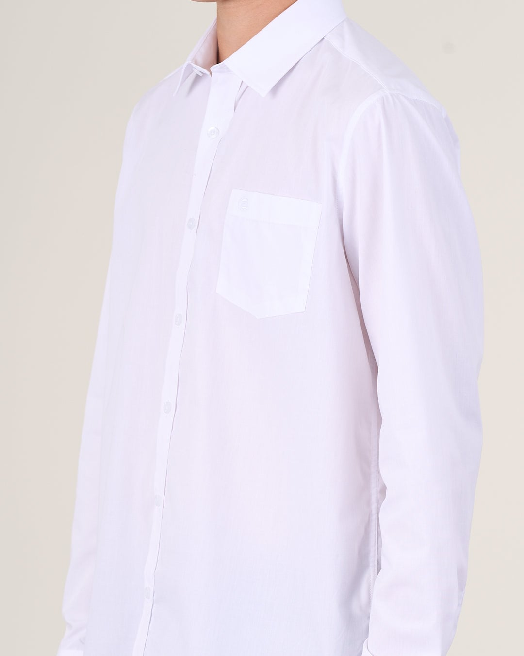 CAMISA BLANCA ESCOLAR SLIM FIT S A XL POLEMIC - 2