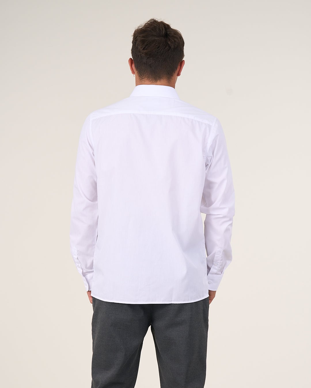 CAMISA BLANCA ESCOLAR SLIM FIT S A XL POLEMIC - 3