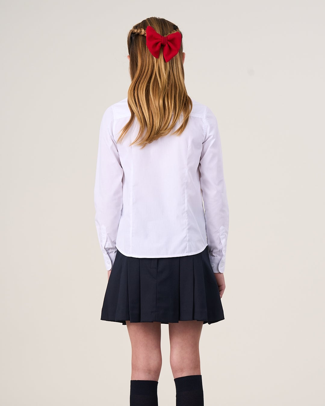 BLUSA ESCOLAR NIÑA TALLA 6 A 10 POLEMIC - 3