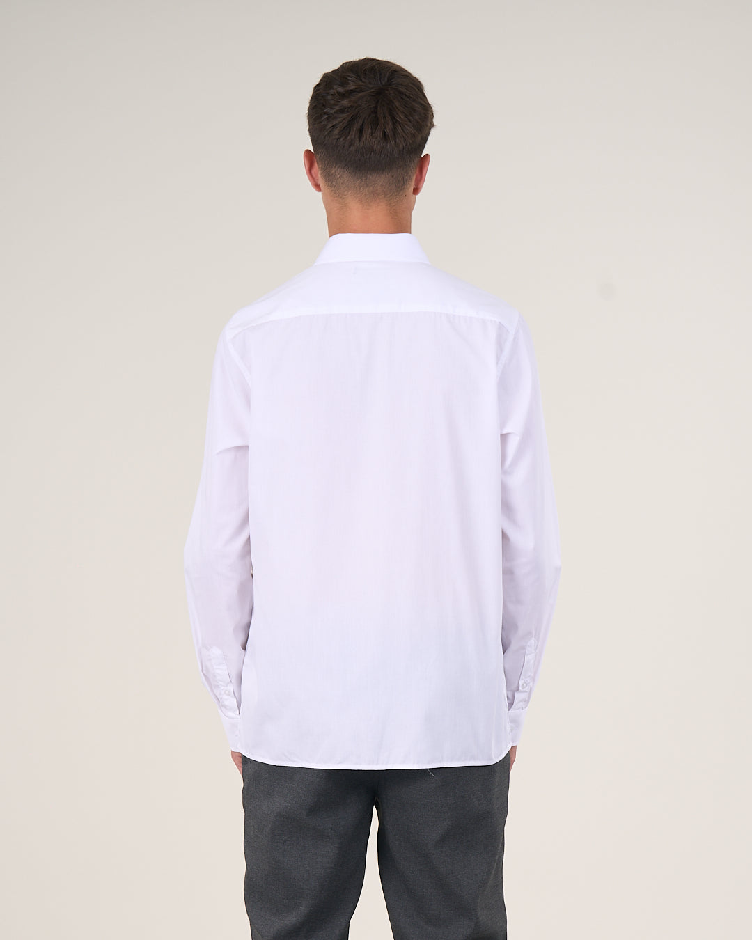 CAMISA BLANCA ESCOLAR SLIM FIT 12 A 18 POLEMIC - 2