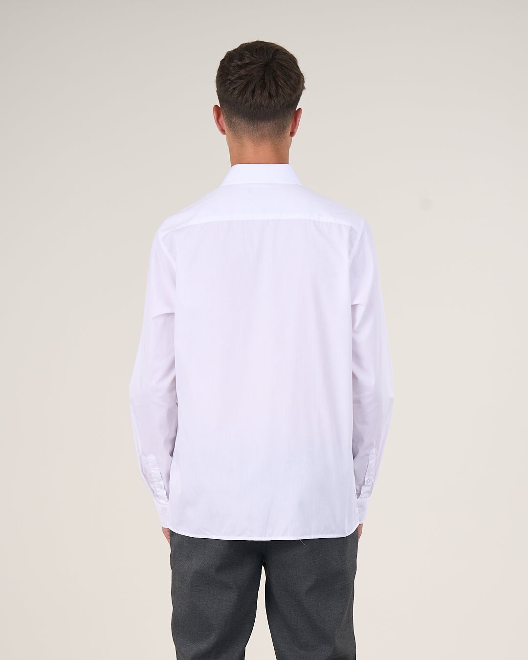 CAMISA BLANCA ESCOLAR SLIM FIT 12 A 18 POLEMIC - 2